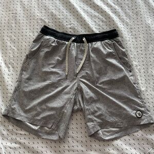 Vuori Kore Gray Athletic Shorts